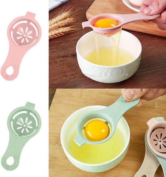 Egg Yolk Separator Food Grade Egg White Filter Egg Separator Tool (Pack of 2)